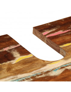 Mobile Lavabo 62x33x58 cm Legno Massello Recupero e Multistrato