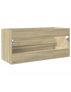 Mobile Lavabo Bagno Rovere Sonoma 100x38,5x45 cm in Truciolato