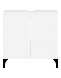 Mobile Lavabo Bianco 58x33x60 cm in Legno Multistrato