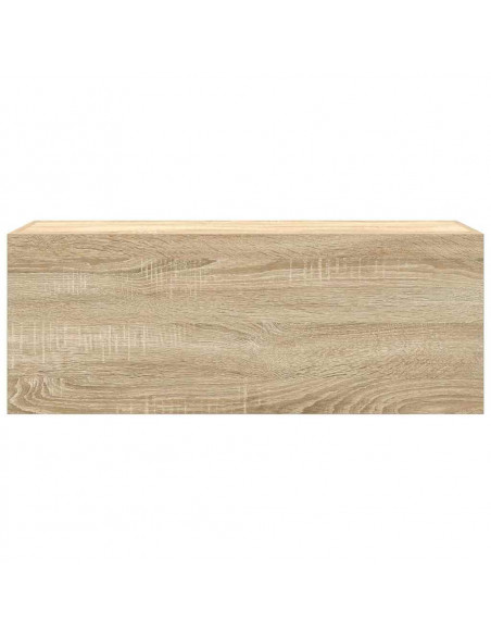 Mobile da Bagno Rovere Sonoma 80x25x30 cm in Legno Multistrato