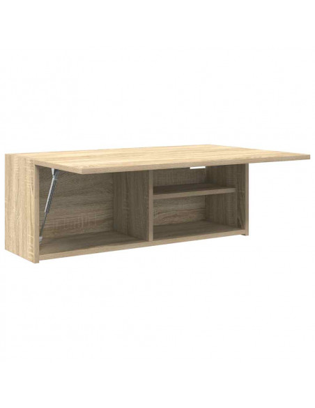 Mobile da Bagno Rovere Sonoma 80x25x30 cm in Legno Multistrato