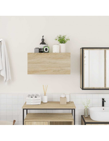 Mobile da Bagno Rovere Sonoma 60x25x30 cm in Legno Multistrato