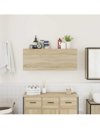 Mobile da Bagno Rovere Sonoma 100x25x40 cm in Truciolato