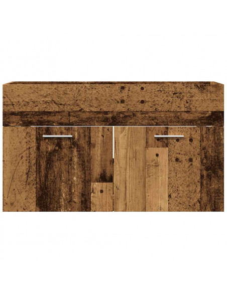 Mobile da Bagno Legno Antico 80x38,5x46 cm Legno Multistrato