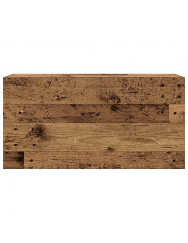 Mobile da Bagno Legno Antico 80x25x40 cm in Truciolato