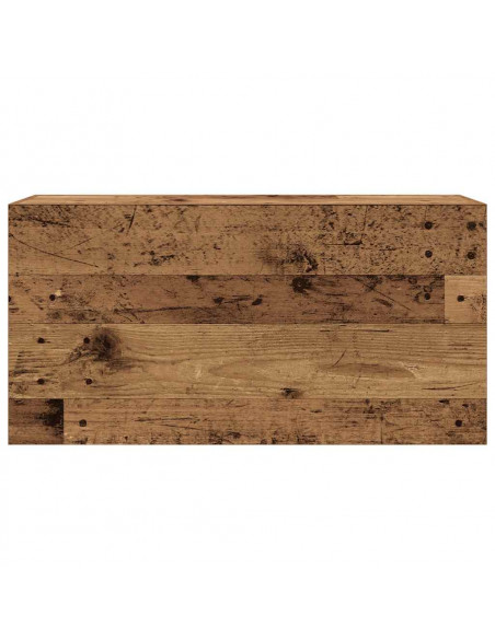 Mobile da Bagno Legno Antico 80x25x40 cm in Truciolato