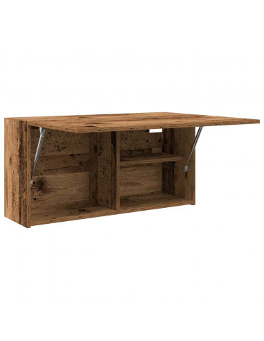 Mobile da Bagno Legno Antico 80x25x40 cm in Truciolato