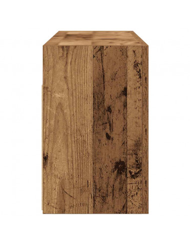 Mobile da Bagno Legno Antico 80x25x40 cm in Truciolato