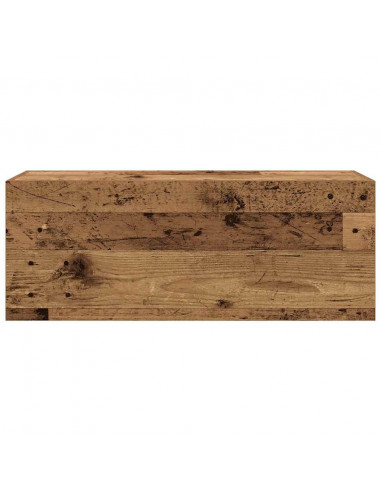 Mobile da Bagno Legno Antico 80x25x30 cm in Truciolato