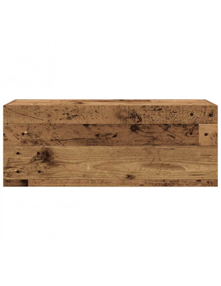 Mobile da Bagno Legno Antico 80x25x30 cm in Truciolato