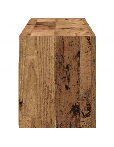 Mobile da Bagno Legno Antico 80x25x30 cm in Truciolato