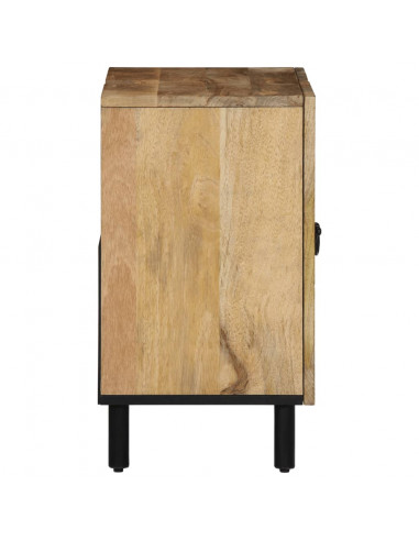 Mobile Lavabo da Bagno 62x33x58cm in Legno Massello di Mango