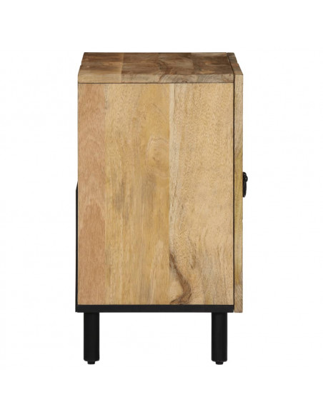 Mobile Lavabo da Bagno 62x33x58cm in Legno Massello di Mango