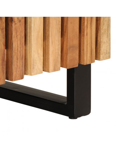 Mobile Lavabo da Bagno 62x34x58cm in Legno Massello di Acacia