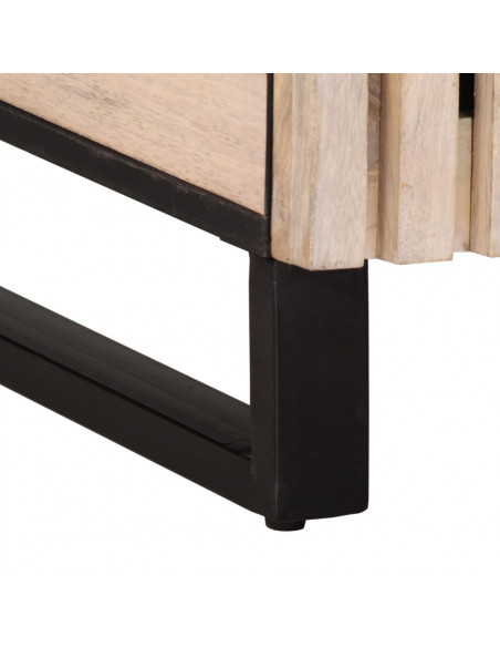 Mobile Lavabo da Bagno 62x34x58cm in Legno Massello di Mango