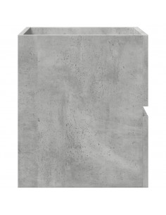 Mobile Lavabo Grigio Cemento 41x38,5x45 cm in Legno Multistrato