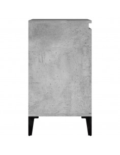 Mobile Lavabo Grigio Cemento 58x33x60 cm in Legno Multistrato