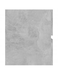 Mobile Lavabo Grigio Cemento 90x38,5x45 cm in Legno Multistrato