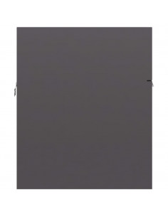 Mobile Lavabo Grigio Lucido 90x38,5x46 cm in Legno Multistrato