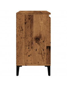 Mobile Lavabo Legno Antico 58x33x60 cm in Legno Multistrato