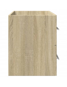 Mobile Lavabo Legno Antico 80x38,5x48 cm in Legno Multistrato