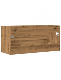 Mobile Lavabo Rovere Artigianale 100x38,5x45 cm Multistrato