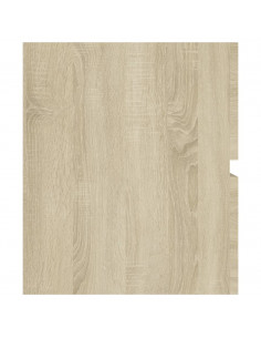 Mobile Lavabo Rovere Sonoma 100x38,5x45 cm Legno Multistrato