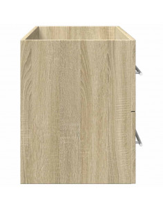 Mobile Lavabo Rovere Sonoma 100x38,5x48 cm in Legno Multistrato