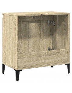 Mobile Lavabo Rovere Sonoma 58x33x60 cm in Legno Multistrato