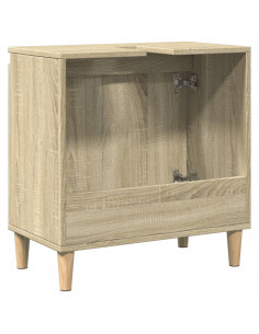 Mobile Lavabo Rovere Sonoma 58x33x60 cm in Legno Multistrato