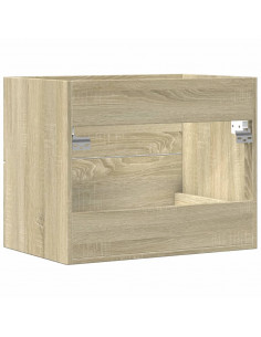 Mobile Lavabo Rovere Sonoma 60x38,5x48 cm in Legno Multistrato