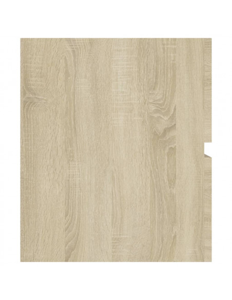 Mobile Lavabo Rovere Sonoma 80x38,5x45 cm in Legno Multistrato