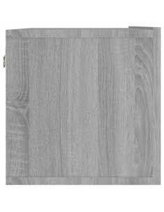 Mobile Muro TV Grigio Sonoma 120x30x30cm Legno Ingegnerizzato