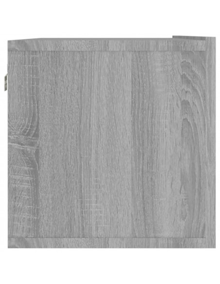 Mobile Muro TV Grigio Sonoma 120x30x30cm Legno Ingegnerizzato
