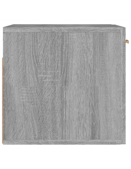 Mobile Parete Grigio Sonoma 80x35x36,5 cm in Legno Multistrato