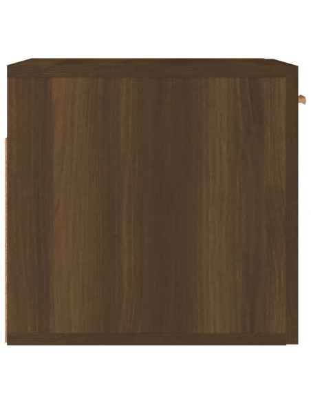 Mobile Parete Rovere Marrone 80x35x36,5cm Legno Multistrato