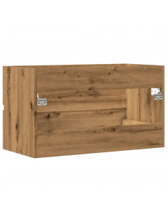 Mobile Pensile Bagno Rovere Artigianale 80x38,5x45cm Truciolato