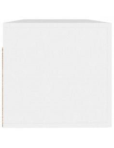 Mobile Pensile Bianco 100x36,5x35 cm Legno Multistrato