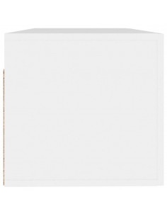 Mobile Pensile Bianco 100x36,5x35 cm Legno Multistrato