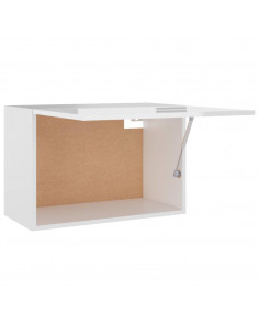 Mobile Pensile Bianco Lucido 60x31x40 cm Legno Multistrato