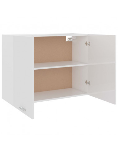 Mobile Pensile “Lyon” Bianco Lucido 80x31x60 cm