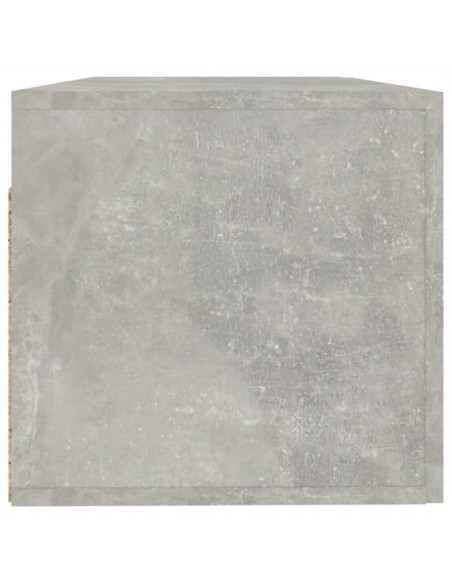 Mobile Pensile Grigio Cemento 100x36,5x35 cm Legno Multistrato