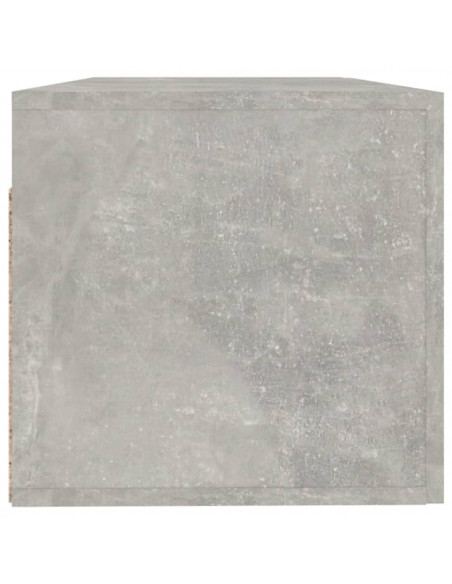 Mobile Pensile Grigio Cemento 100x36,5x35 cm Legno Multistrato