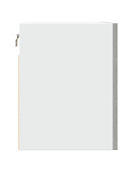 Mobile Pensile Grigio Cemento 60x31x40 cm in Legno Multistrato