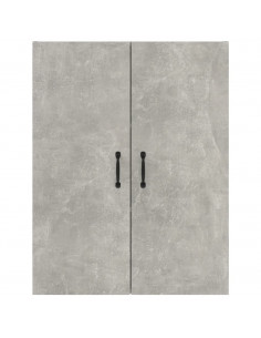 Mobile Pensile Grigio Cemento 69,5x34x90cm in Legno Multistrato