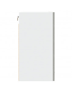 Mobile Pensile Grigio Cemento 80x31x60 cm in Legno Multistrato