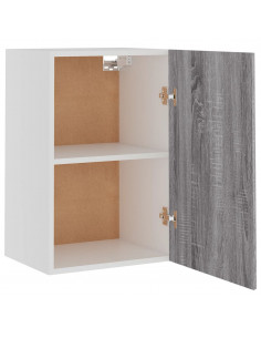 Mobile Pensile Grigio Sonoma 39,5x31x60 cm Legno Multistrato