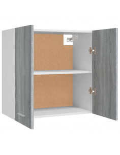 Mobile Pensile Grigio Sonoma 60x31x60 cm Legno Ingegnerizzato