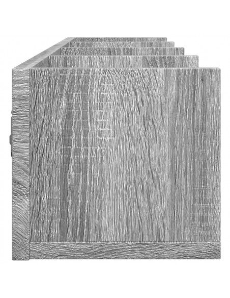 Mobile Pensile Grigio Sonoma 99x18x16,5 cm in Legno Multistrato