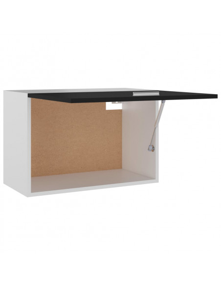 Mobile Pensile Nero 60x31x40 cm in Legno Multistrato